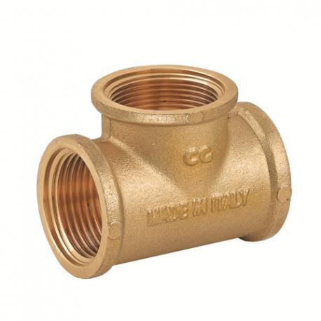 RACCORDO T FFF OTTONE GIALLO 2"