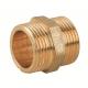 NIPPLO DOPPIO OTTONE GIALLO 3/4