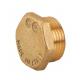 TAPPO MASCHIO C/ESAGONO OTTONE GIALLO 2"