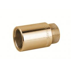 PROLUNGA MF OTTONE GIALLO 1/2X20MM