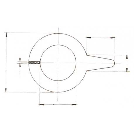 GUARNIZIONE GOMMA INTERFLANGIA TEXMART DN 40 - DN 40