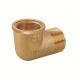 GOMITO MF OTTONE GIALLO 1"