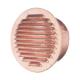 GRIGLIA AERAZIONE RAME C/RETE L140X140H - passaggio aria 40 cmq