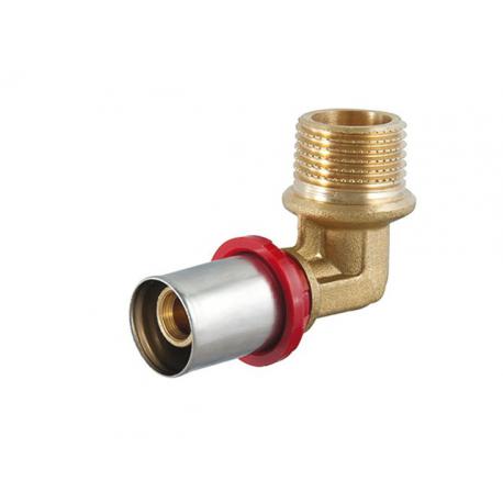 RACCORDO MULTIST GOMITO PRESSARE M 20XM1/2