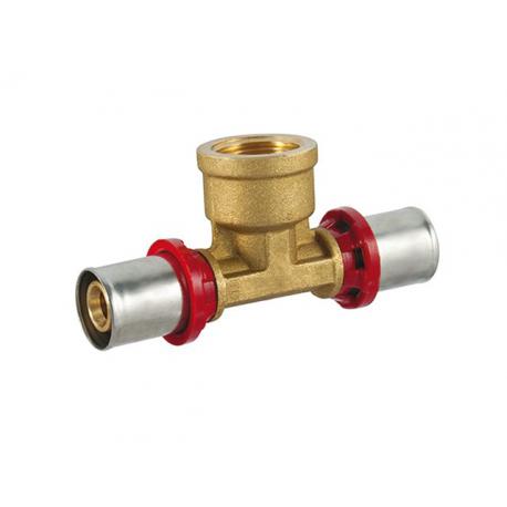RACCORDO MULTIST T PRESSARE F 20XF1/2"X20