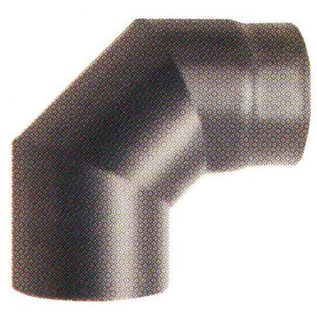 SMALBO GOMITO PORCELLAN.90° MM 1 NERO OPACO D12