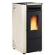 EXTRAFLAME STUFA PELLET EFLAME KETTY 5.0 6.5KW BORDEAUX