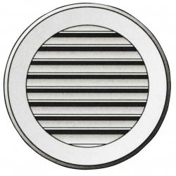 GRIGLIA AERAZ.PLASTICA C/RETE D.160 - passaggio aria 55 cmq