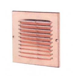 GRIGLIA AERAZ RAME C/RETE 150XH280 - passaggio aria 129 cmq