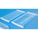 GRIGLIE SCOLAPIATTI C/STAFFA BIANCO 76CM 2PZ