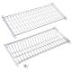 GRIGLIE SCOLAPIATTI C/STAFFA CROMO 86CM 2PZ