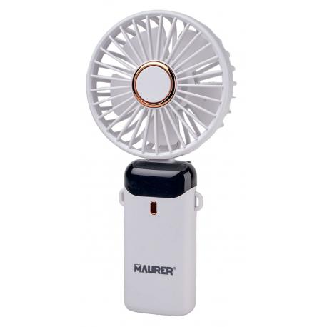 MAURER VENTILAT PORTATILE RICARICA USB 5VEL 1.2AH