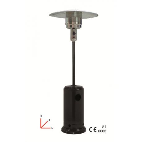 MAURER STUFA GPL OMBRELLO ZANTE II ACC ZINC NERO - consumo medio Gr/h 870
