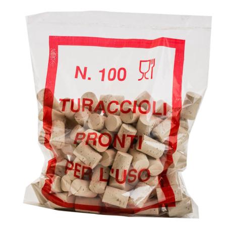 TAPPO IMBOTT.AGGLOMERATO 26X40 PZ.100 - confezione pz.100