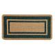 ZERBINO FIBRA COCCO BORDO VERDE 70X140CM