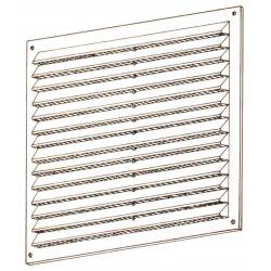 GRIGLIA AERAZ.PLASTICA C/RETE 125X365 - passaggio aria 90 cmq