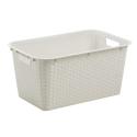 CESTONE BIANCHERIA RETTANG BIAN 59X37XH28 45L