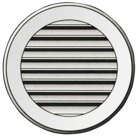 GRIGLIA AERAZ.PLASTICA C/RETE D.140 - passaggio aria 50 cmq