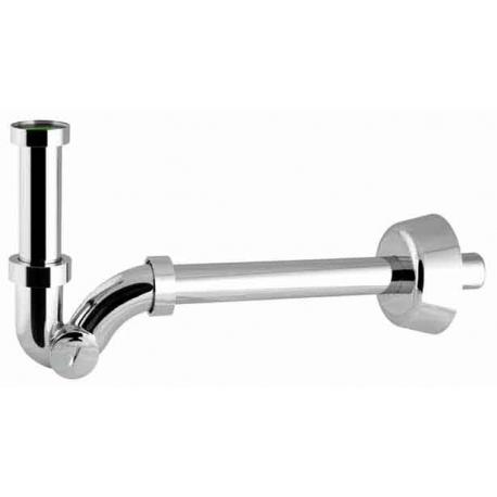 SIFONE S ABS CROMATO C/GHIERA OTTONE 1.1/4X32