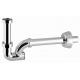SIFONE K ABS CROMATO C/GHIERA OTTONE 1.1/4X32