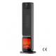 MAURER TERMOV TORRE C/FIAMMA 800/2000W H66 NERO