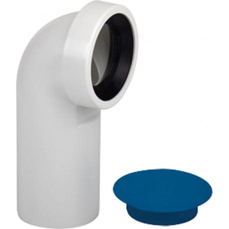CURVA WC PLASTICA C/PROL BIA HTSB D90 90°