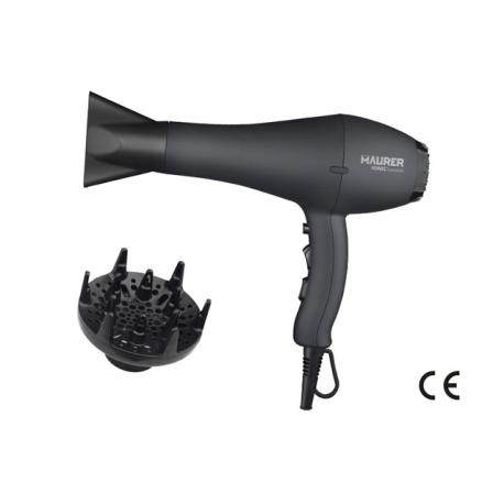 MAURER ASCIUGACAPELLI 2 VELOCITA C/DIFFUSORE 2200W HD-522