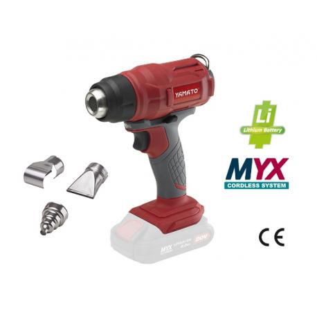 YAMATO PISTOLA TERMICA C/LUCE 200L/M 550GC 20V NUDA CHG 20 L