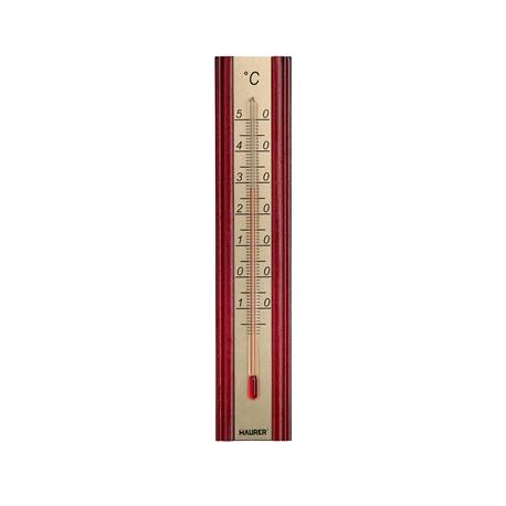 MAURER TERMOMETRO PARETE LEGNO MAURER MM 200X54