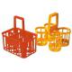 CESTELLO PORTABOTTIGLIONI 4POS.COL.GIALLO - 4 posti, per bottiglie da 2lt