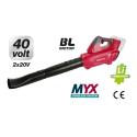 YAMATO SOFFIATORE B/LESS 183KM/H 2X20V YAMMYX NUDO