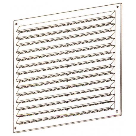 GRIGLIA AERAZ.PLASTICA C/RETE 225X225 - passaggio aria 125 cmq