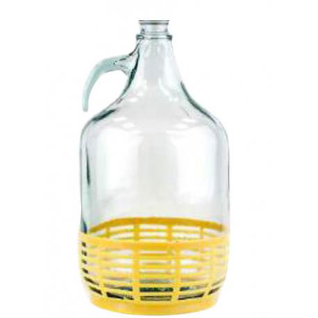 DAMA VETRO CESTO PLAST S/TAPPO VITE 5LT ===