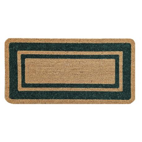ZERBINO FIBRA COCCO BORDO VERDE 70X140CM