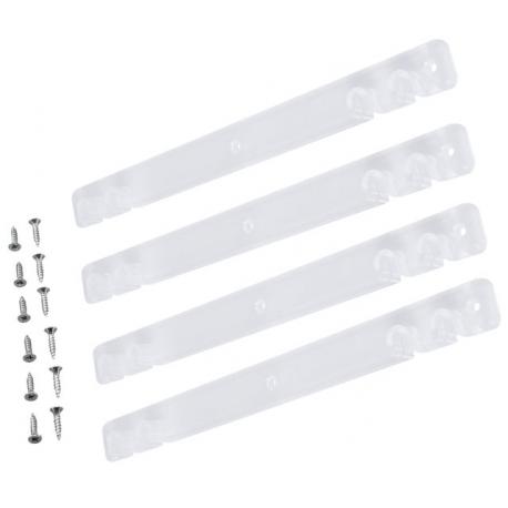 STAFFE X SCOLAPIATTI C/VITI 27X3X4CM 4PZ