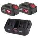 YAMATO CARICABAT DOP UNIV+2BAT 4.0AH 20V YAMMYX
