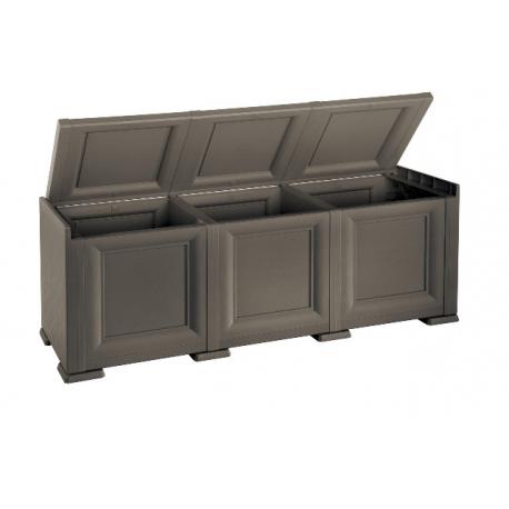 TONTARELLI BAULE OMNIMODUS 3MODULI 125X40XH42 MARRONE