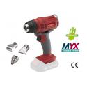 YAMATO PISTOLA TERMICA C/LUCE 200L/M 550GC 20V NUDA CHG 20 L