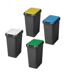 TONTARELLI PATTUMIERA DIFFERENZ TOUCH&LIFT VERDE 45LT