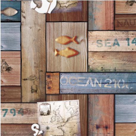 TOVAGLIATO PVC VINTAGE SEA 140CMX20M