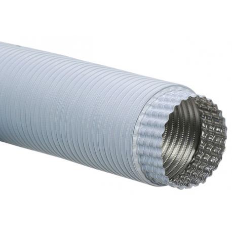 TUBO ALU FLESSIBILE ESTENSIB MF BIANCO D80