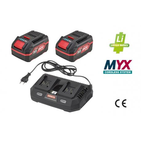 YAMATO CARICAB UNIV DOPPIO+2X4AH 20V YAMMYX