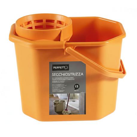 SECCHIO PLASTICA C/STRIZZATORE 13LT