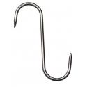 GANCIO FISSO 2 PUNTE 100X4MM PORTATA 40KG
