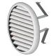 GRIGLIA AERAZ ABS UNIVERS C/MOLLE D80-125 2PZ - passaggio aria 47 cmq