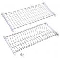 GRIGLIE SCOLAPIATTI C/STAFFA CROMO 76CM 2PZ