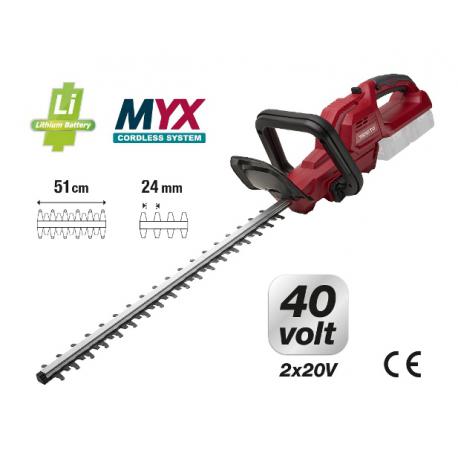 YAMATO TAGLIASIEPI 51CM-24MM GIREV 2X20V YAMMYX NUDO LCGS770-3
