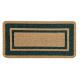 ZERBINO FIBRA COCCO BORDO VERDE 70X140CM