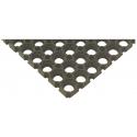 ZERBINO GOMMA FORATO 40X 60CMX22MM