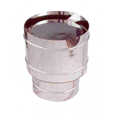 FUMAIOLO A BOTTE ANTIVENT INOX 304 D 25